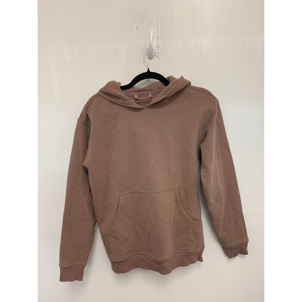 Lululemon All Yours Hoodie Womens Small Pink Cotton Pullover LW3COYS